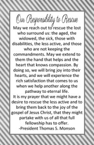 Our Responsibility to Rescue / OCT HT 2013